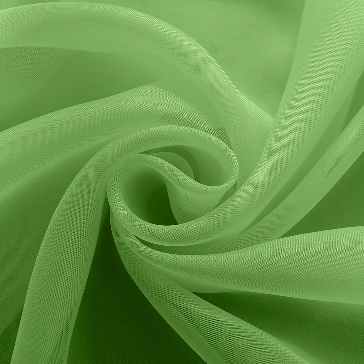 Sheer Polyester Curtain Panel for Bedroom and Living Room Light and Airy Fabric Rod Pocket Top