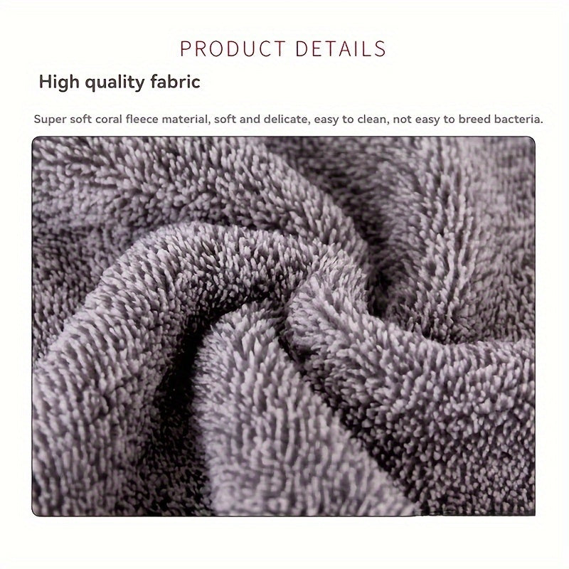 Bamboo Charcoal Cleaning Towels Set of 3 or 6 Ultra-Fine Absorbent Fiber Household Drying