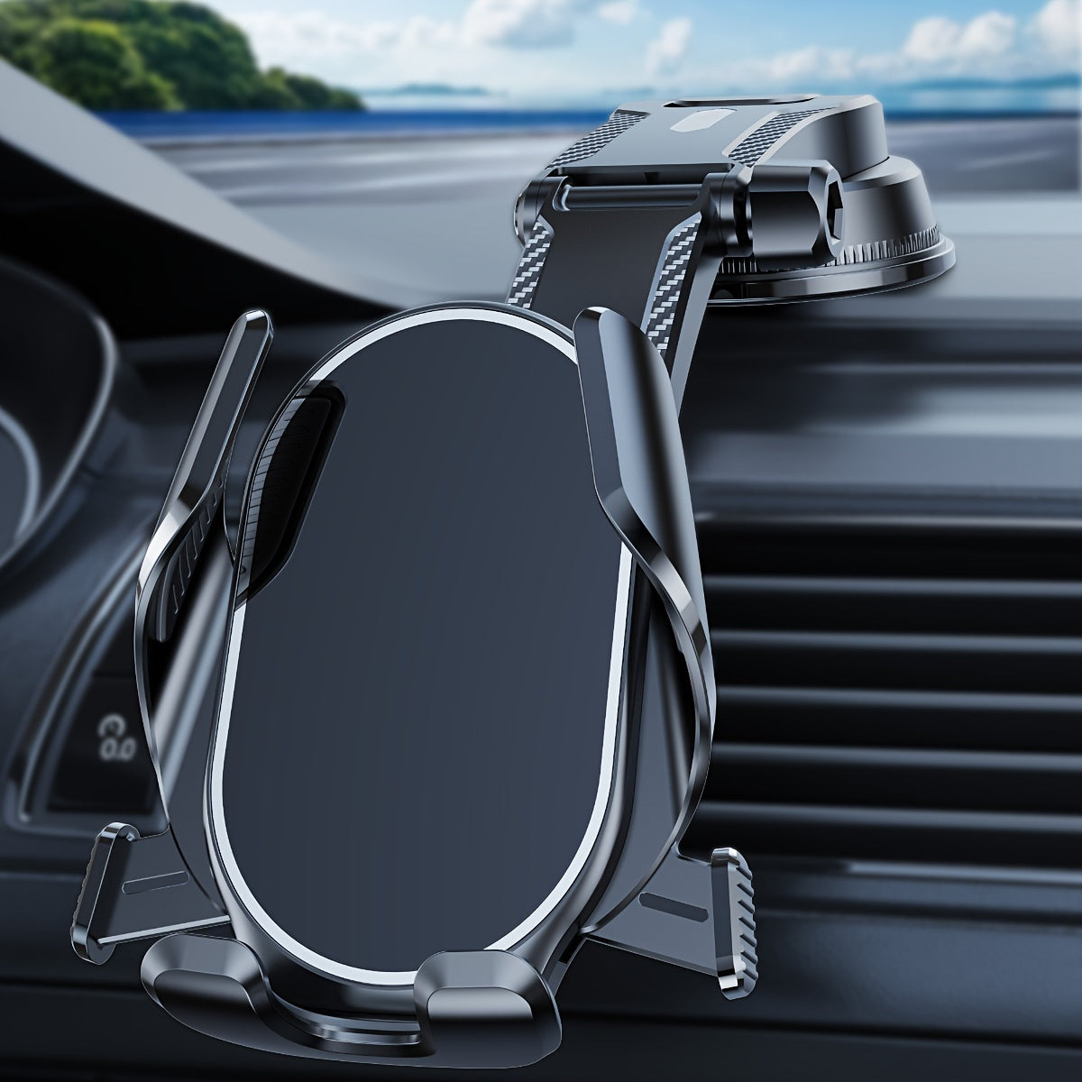 Soporte universal para teléfono de coche, de ABS, con soporte de ventilación, rotación de 360 grados, duradero