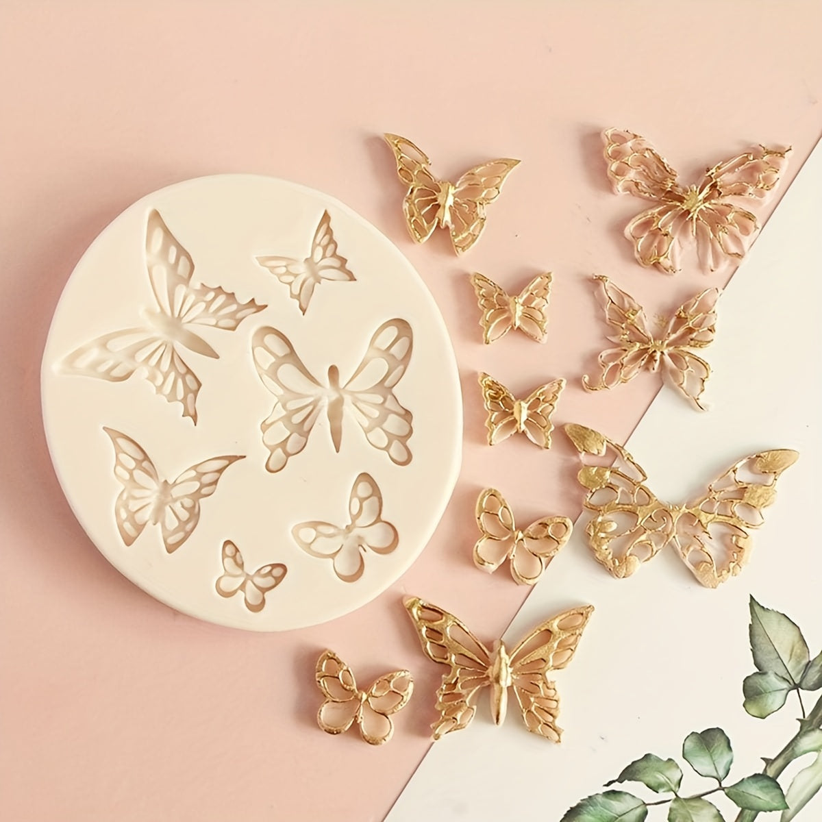 Mini Butterfly Silicone Mold for Baking Candy Chocolate Cupcake Decorating