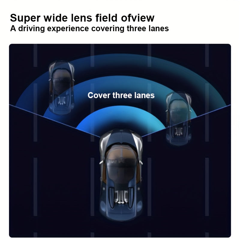 Full HD Dash Cam with Night Vision, Wide-Angle Lens, 64GB Storage