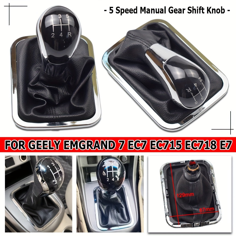 Manual Transmission Gear Shift Knob for Car with ABS Material Fit for Geely EC7