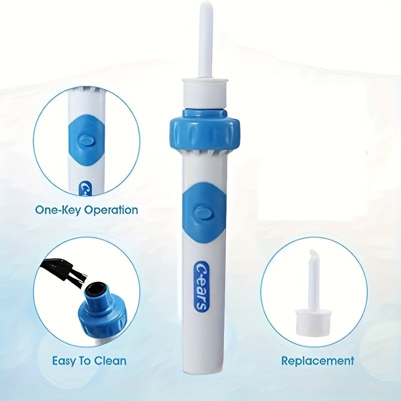Electric Ear Cleaning Device Battery Powered Suction Tool for Ear Wax Removal