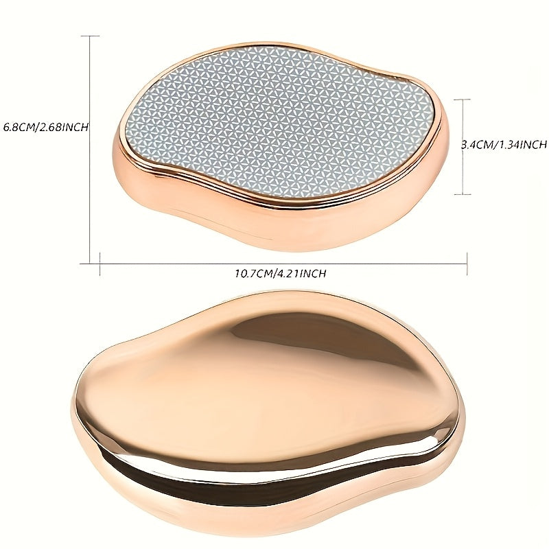 Removedor de cabello de cristal a prueba de agua para todo tipo de piel con herramienta exfoliante y loción corporal