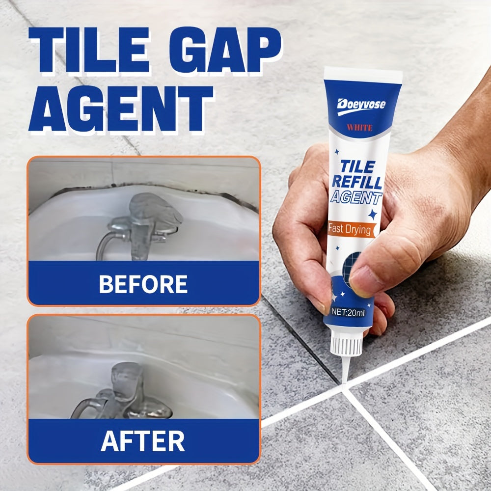 Multi-Purpose Waterproof Tile Sealant for Kitchen and Bathroom - Fast Drying Long-Lasting