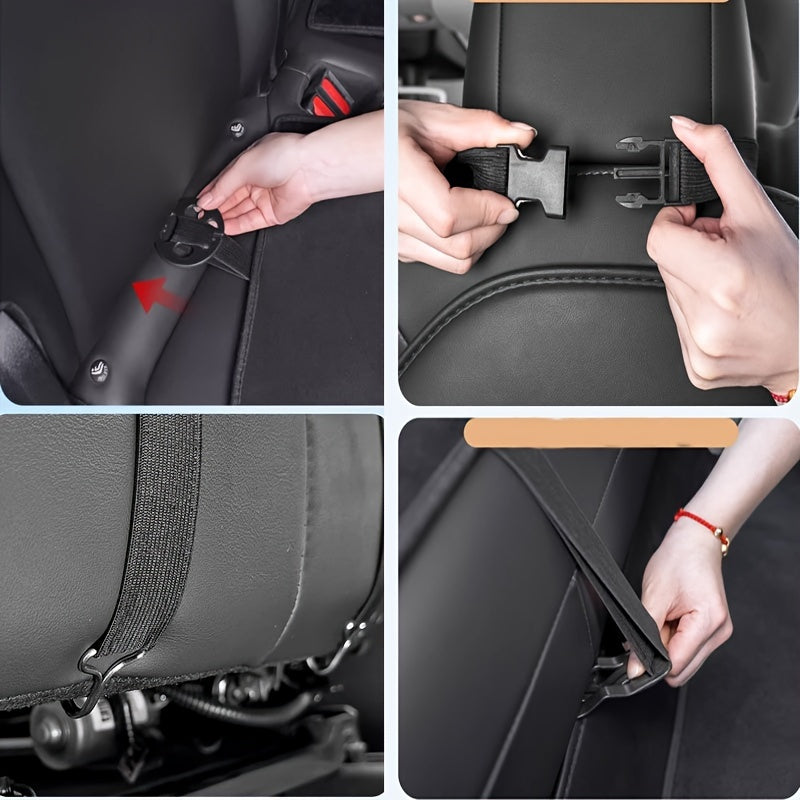 All-Season Flannel Seat Cushion Covers for Tesla Model 3 and Y Rear and Front Seats