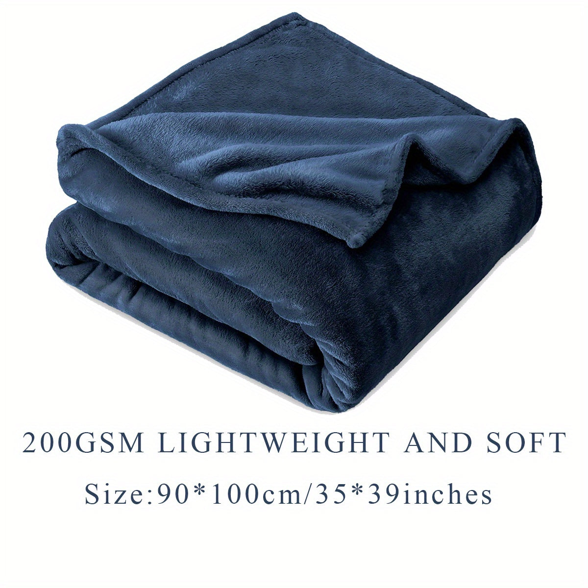Solid Flannel Blanket 200G Single Piece
