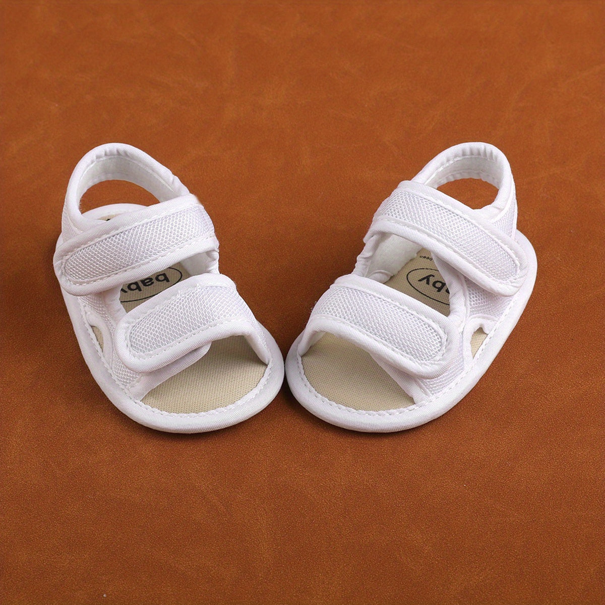 Kichkina qizlar va erkaklar uchun nafas oladigan tarmoq sandallari, ochiq barmoqli, sozlanadigan bahor va yoz poyafzali