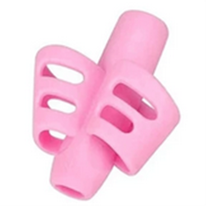 Student Stationery Grip Pen Holder for Correcting Posture with Silicone Pen Clip