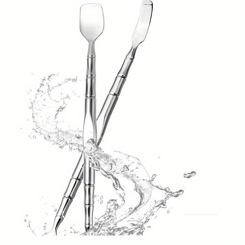 Uniseks zanglamaydigan po'latdan yasalgan, ikki tomonlama qora nuqta olib tashlash uchun asbob, gipoallergik