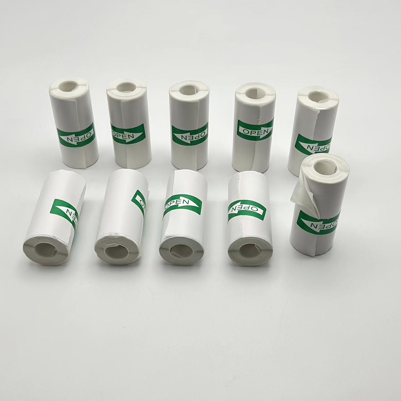 10 Rolls Mini Self-Adhesive Thermal Printer Labels 57mm Inkless Printer