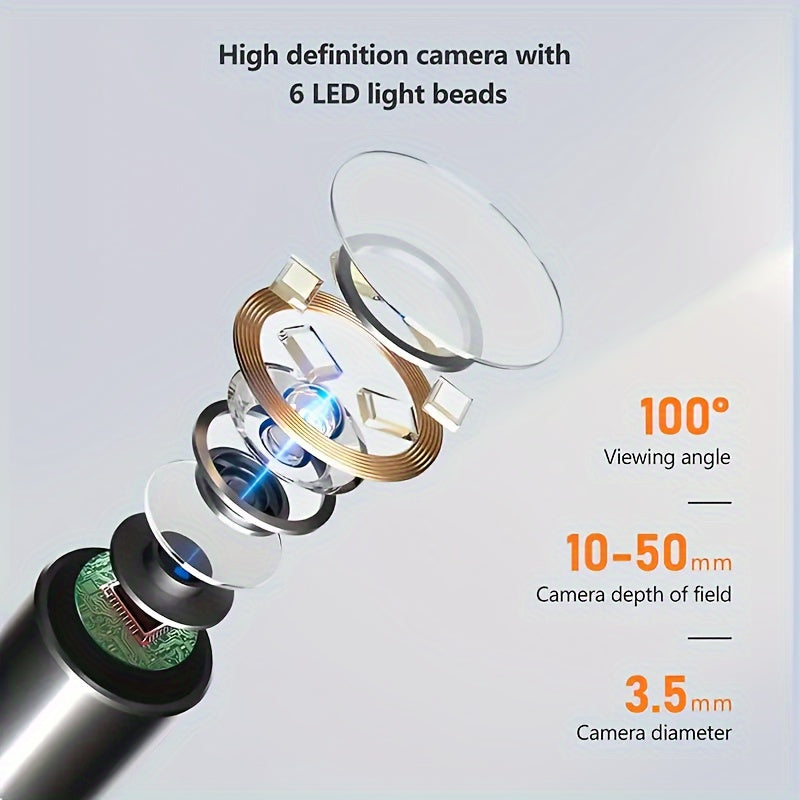 Wireless Ear Cleaning Device with Rechargeable Battery and Safety Features