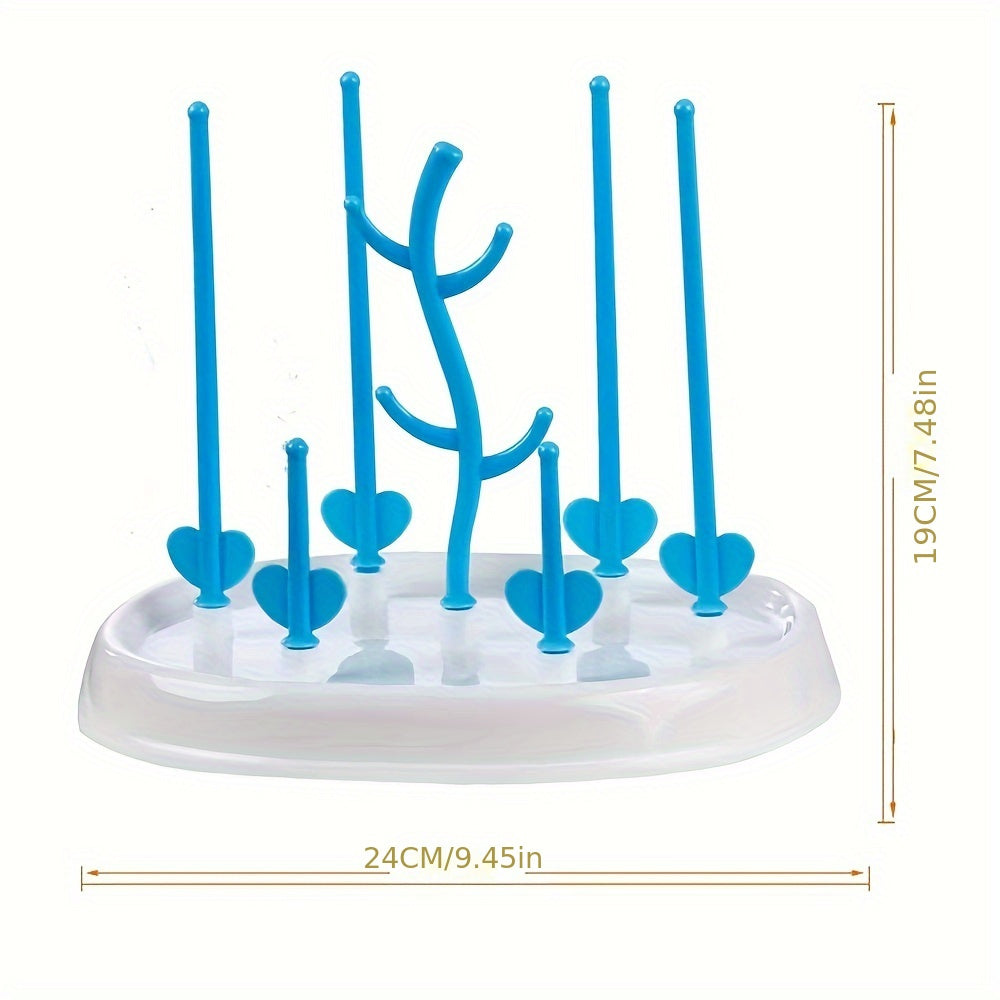 Children's Tree-Shaped Milk Bottle Drying Rack, Disassemble for Easy Storage
