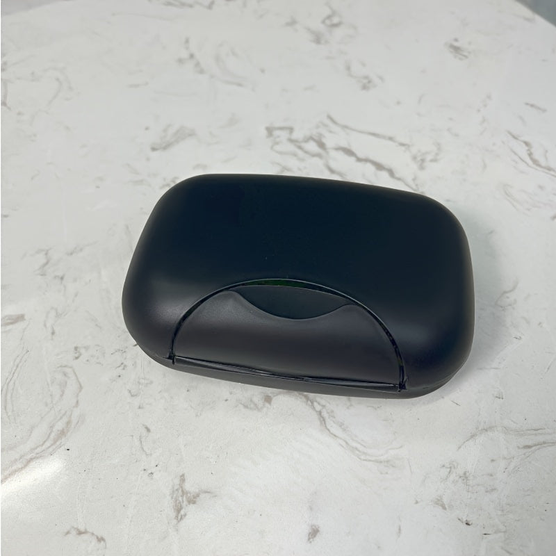 Plastic Soap Dish with Lid Travel-Friendly Bathroom Storage