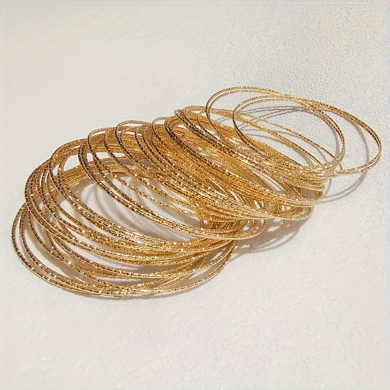 Women’s Gold Star-Shaped Bracelets Set for Daily Wear or Gift