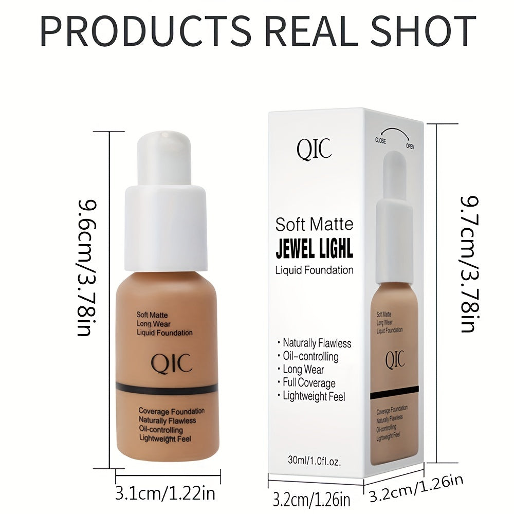 Ayollar suyuqlik asosiy 5 ta rangli nude mat uzun muddatli namlantiruvchi yashirish uchun korektor