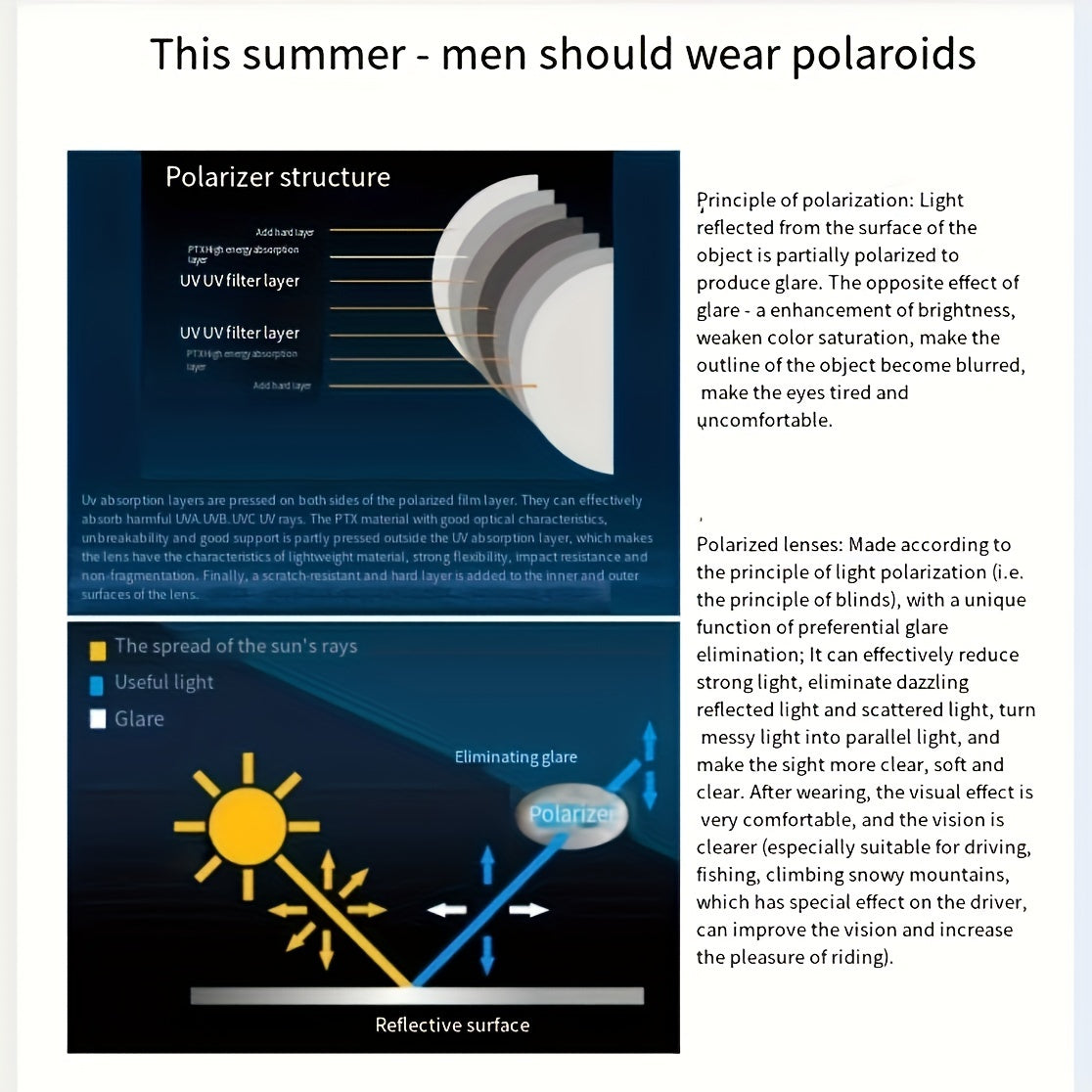 4 Pack Clip-On Polarized Driving Glasses Night Vision Rectangular