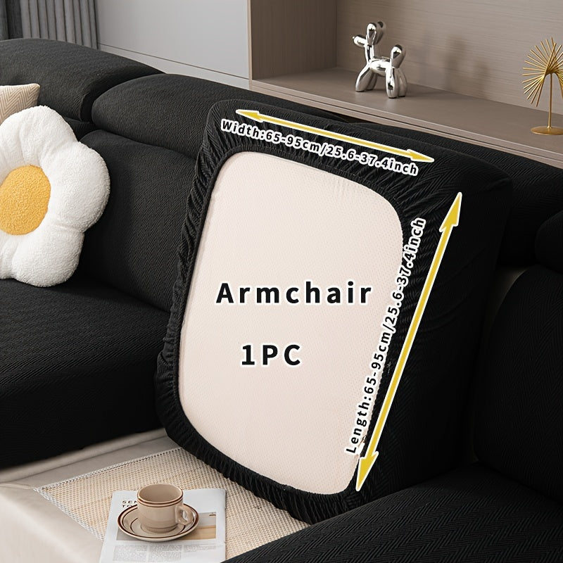 Скандинавский эластичный чехол для дивана на все четыре сезона, с защитой от царапин домашних животных и однотонным дизайном.