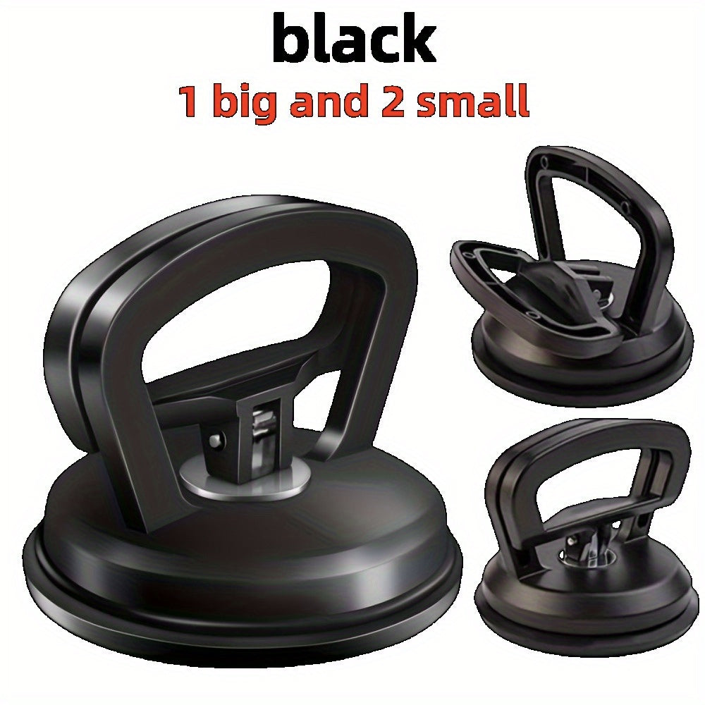 3-Pack Silicone Dent Puller Set Strong Suction Cup Car Body Glass Tile Mirror