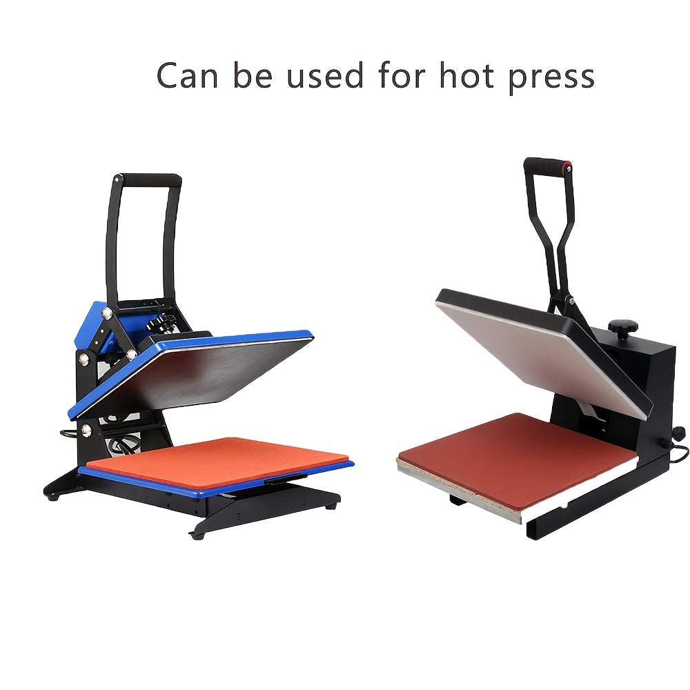 Red Silicone Foam Pad for Heat Press Screen Printing Shock Absorption