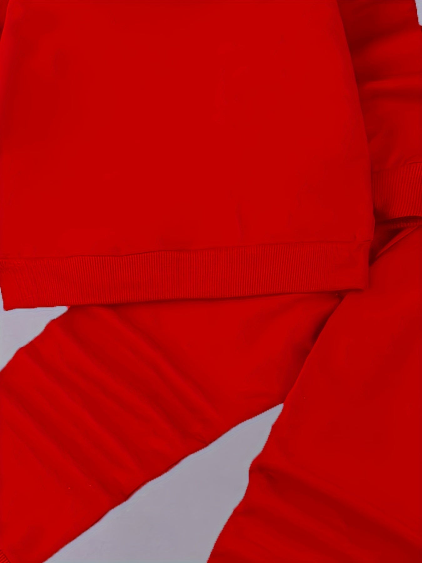 Boys' Fall Winter Alphabet Pattern Polyester Casual Suit with Crew Neck