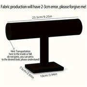 Soporte de exhibición de joyería de madera para pulseras y relojes, ovalado, multiusos, decoración para el hogar