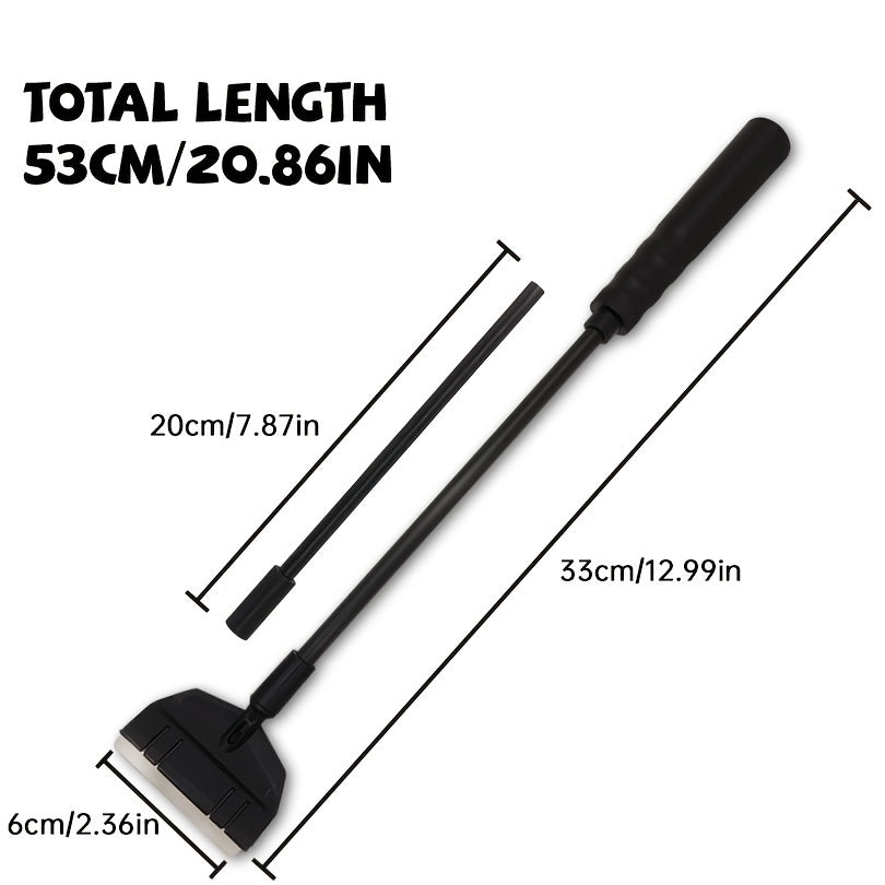 Aquarium Glass Scraper with Stainless Steel Blade and PP Handle for Algae Removal