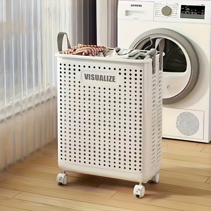Large Capacity Breathable Laundry Basket for Home Bathroom Storage