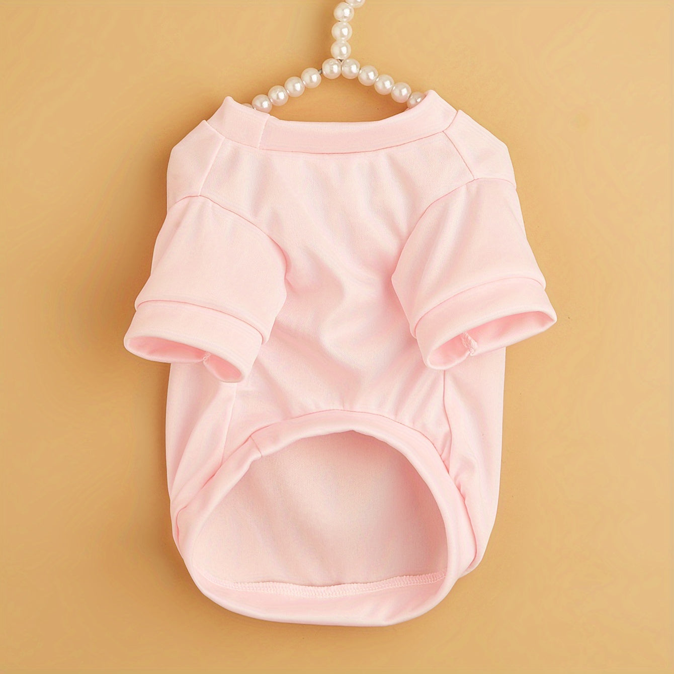 Pet T-Shirt Quick Dry Summer Dog Tee Casual Knit Polyester Small Medium Toy