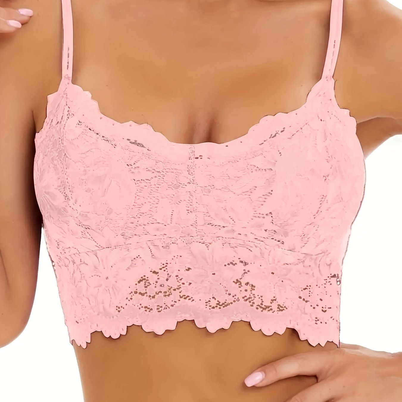 Wireless Lace Bra for Women Comfortable Everyday Underwear