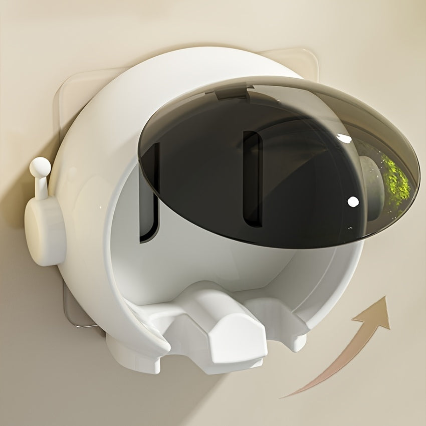 Wall-Mounted Electric Toothbrush Holder No-Drill Installation Hygienic Plastic Storage