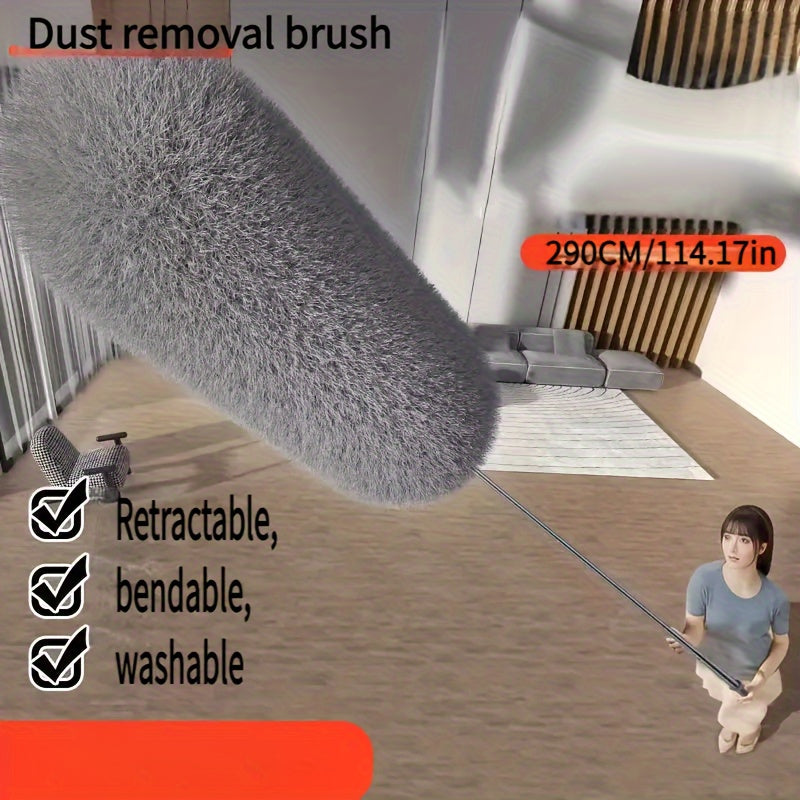 [Mijozlar Sevimlisi] Ko'p Funktsiyali Elektrostatik Tozalovchi - Moslashuvchan, Qayta Ishlatiladigan Bosh, Qiyin Erishiladigan Joylarni Tozalash Uchun, Yuqori Shiftlar, Mebel va Avtomobil Detallash Uchun Ideal, Yuqori Sifatli Tozalovchi.