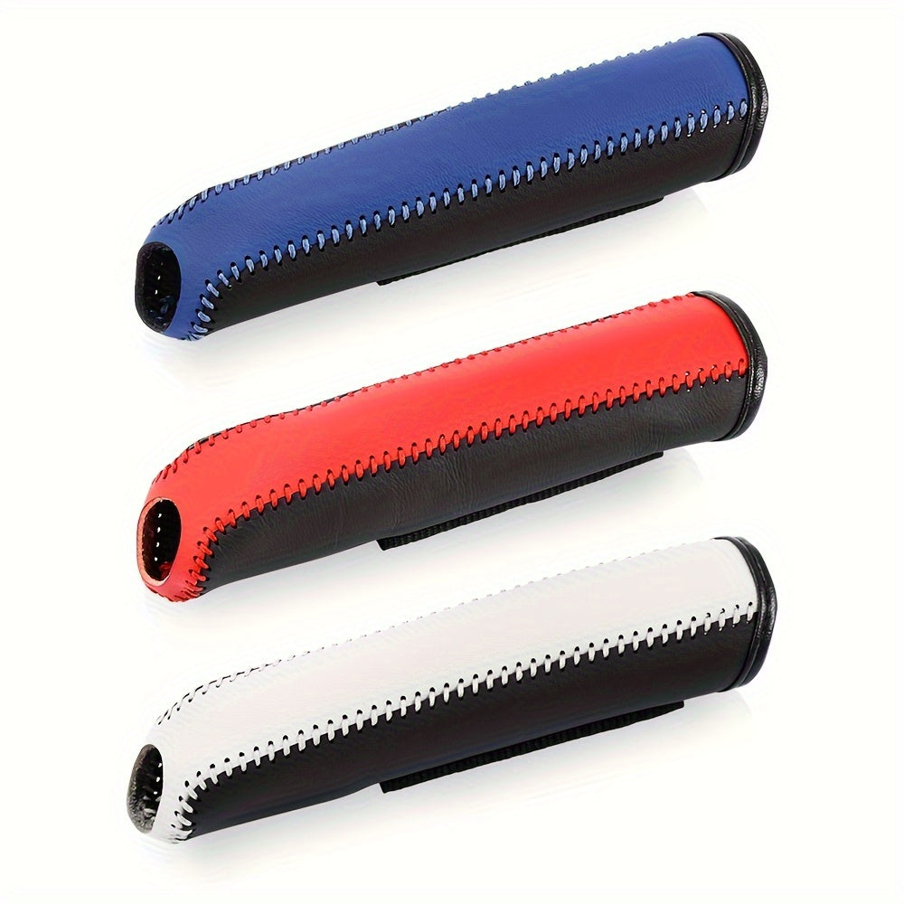 Avtomobil ichki qismi uchun tormoz qo'lini yopadigan qopqoq, PU charm himoya aksessuarlari