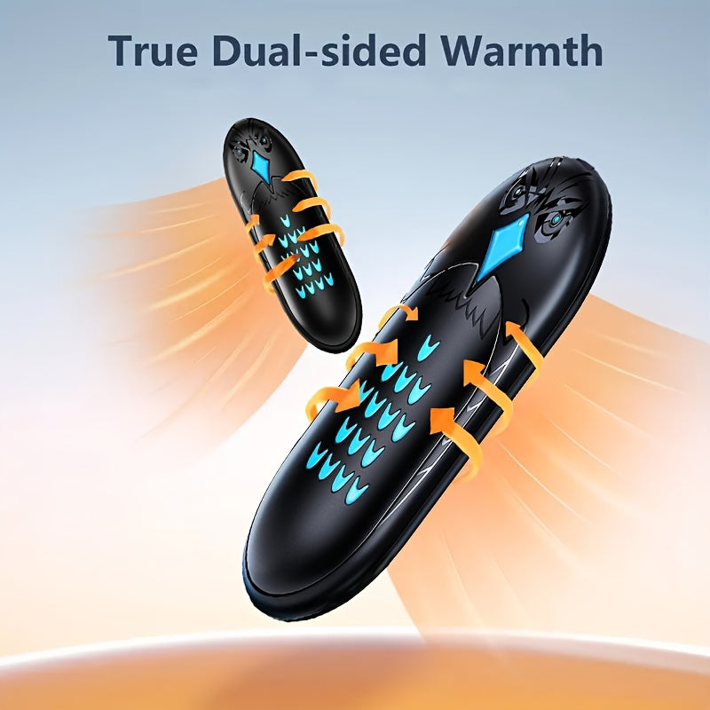 Rechargeable Hand Warmer 2-in-1 Dual-Sided Heating Portable Pocket Heater