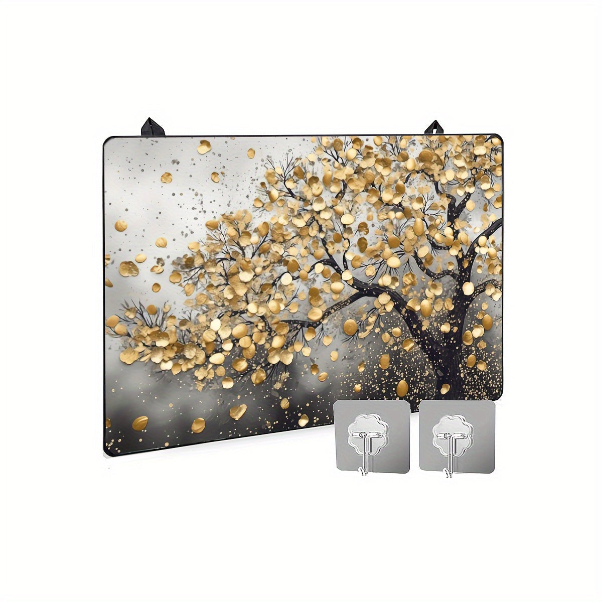 Large Natural Rubber Kitchen Appliance Mat for Electric Stove Top and Oven Protection 72x52cm