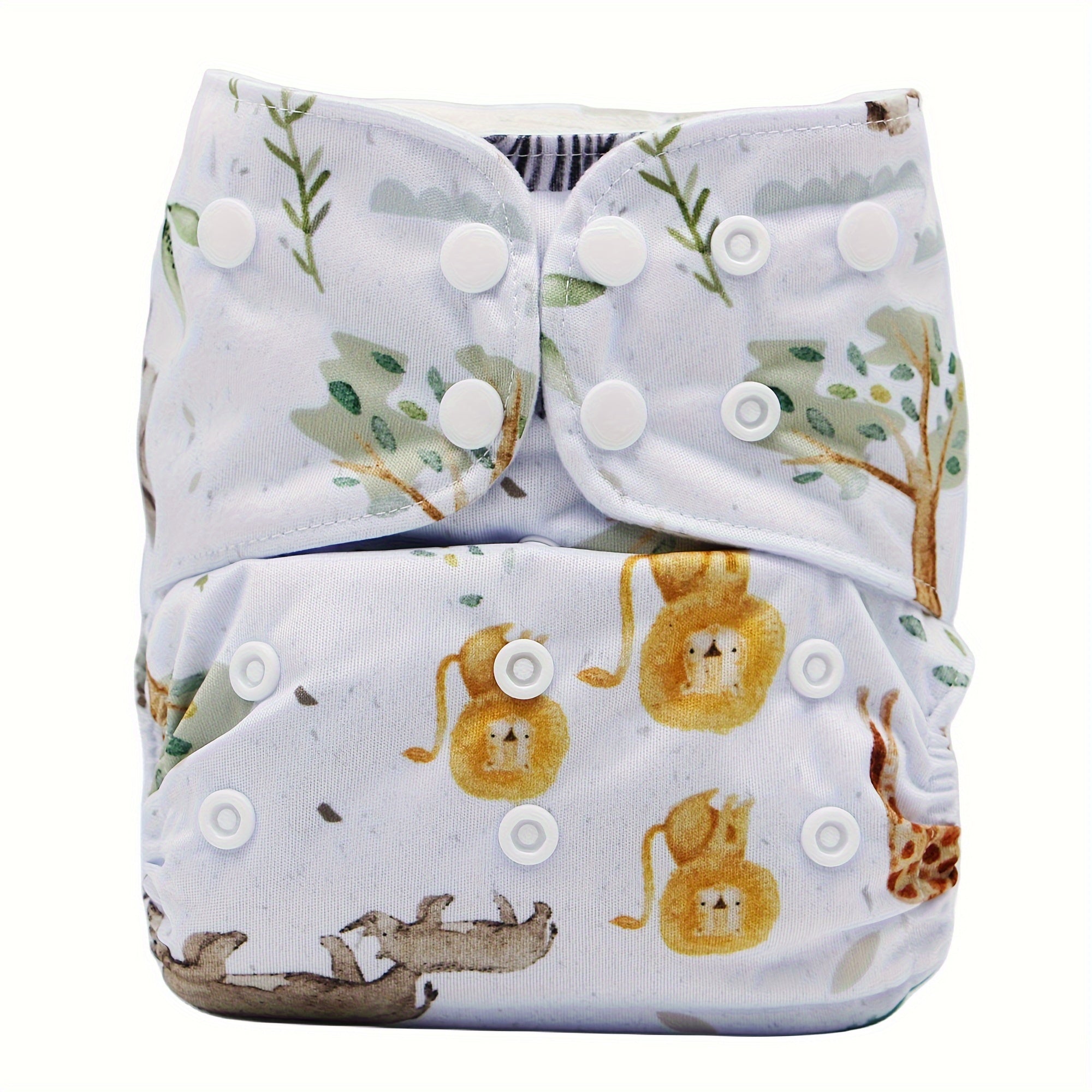 Reusable Waterproof Cloth Diapers for Infants to Toddlers 3-15kg Adjustable