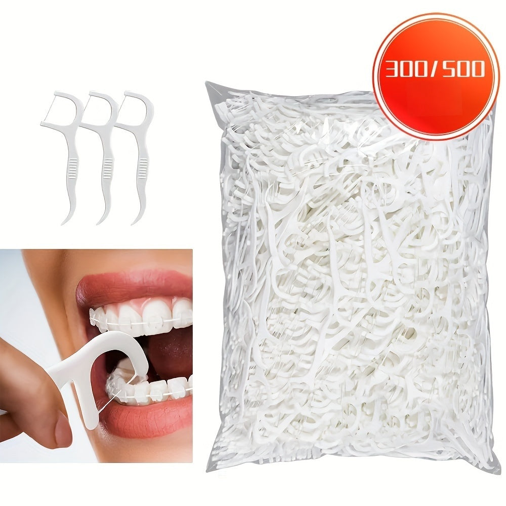 Disposable Dental Floss Picks Pack for Deep Cleaning, Portable and Hygienic