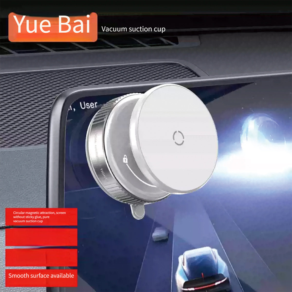 Universal Magnetic Car Phone Holder Absorption Durable ABS Navigation Support