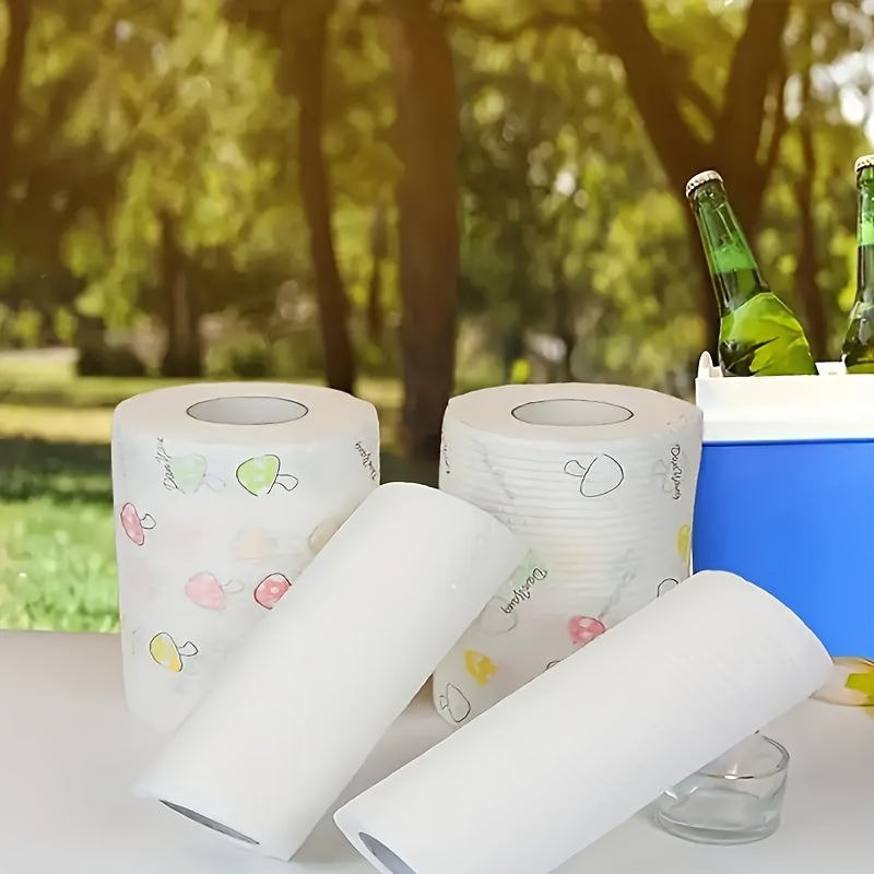 Turli xil ko‘p qavatli yuviladigan oshxona tozalash matolari va rulonli qog‘oz sochiqlar 400 ta paket