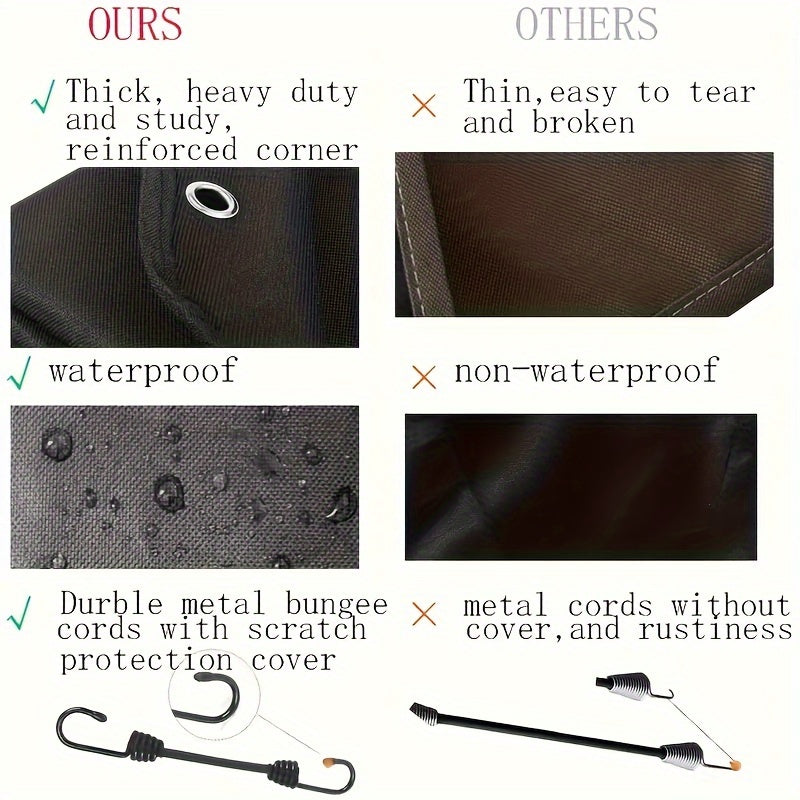 Winter Air Conditioner Cover Waterproof Snowproof Outdoor Protection White