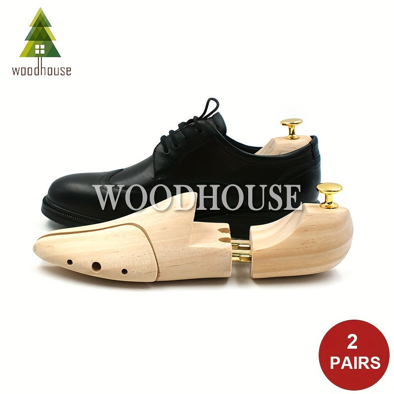 Women's Golden Buckle Shoe Clips 2 Pairs Leather Accessories