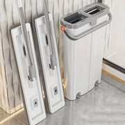 Barchasi birga mop va qopqoq to'plami, suv chiqarish va joyni tejash dizayni bilan