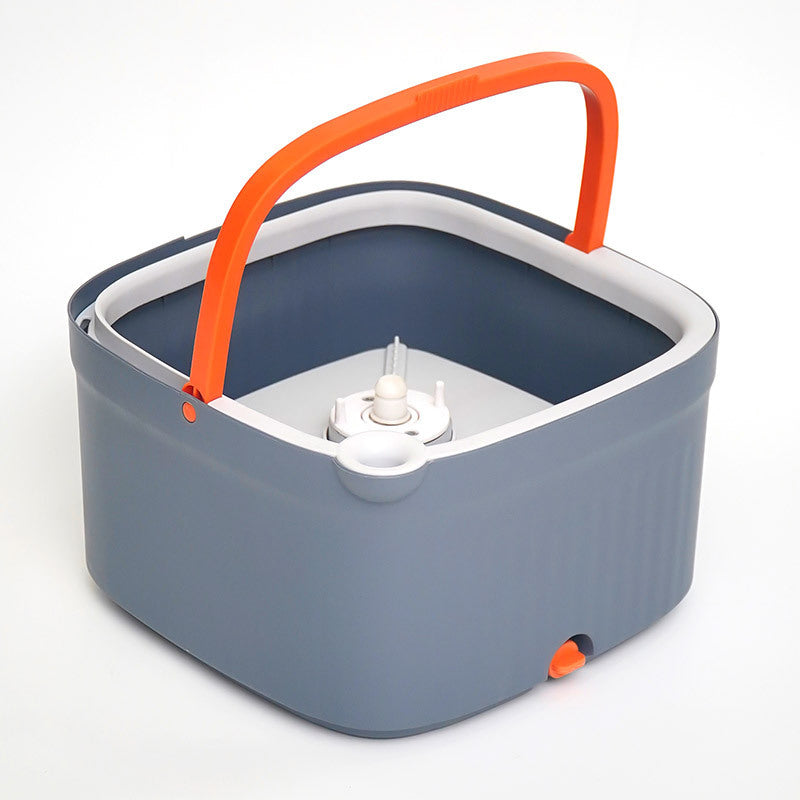 Qo'l yuvishsiz aylanuvchi mop, uy chiqindilarini ajratish uchun, ho'l va quruq tozalash uchun katta panel bilan