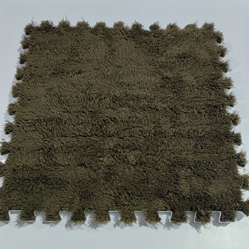 Interlocking Foam Floor Mat Set 5-30 Pieces Anti-Slip Plush Carpet Seat Rug