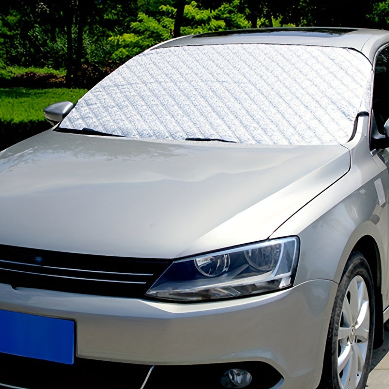 Universal Car Sunshade Thickened Sun Protection Shield Easy to Install
