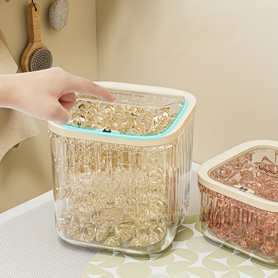 Organizador dispensador de plástico inodoro para cápsulas y hojas de secadora