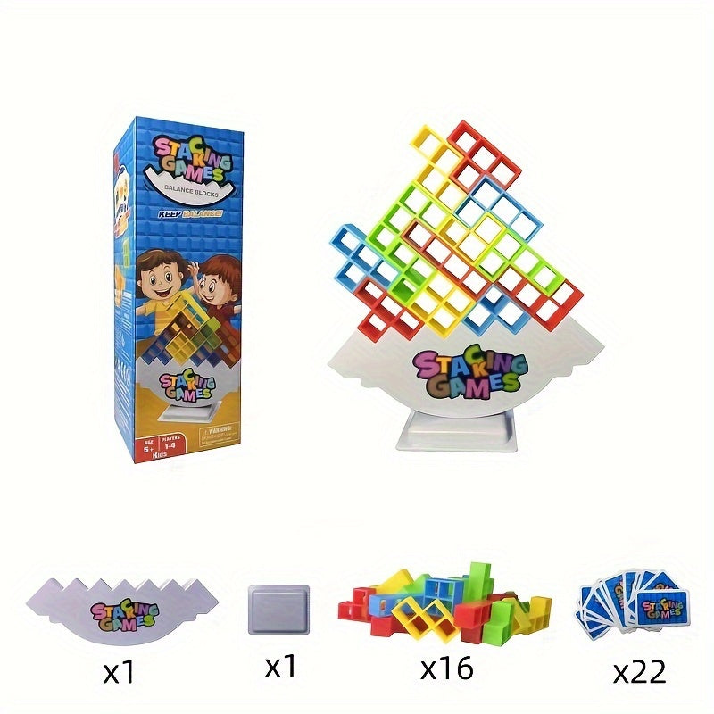 Building Block Game for Kids and Family, Educational Toy, Perfect for Parties