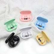 Wireless Earbuds with USB Charging Case Button Control Long Battery Life In-Ear Sports Headphones