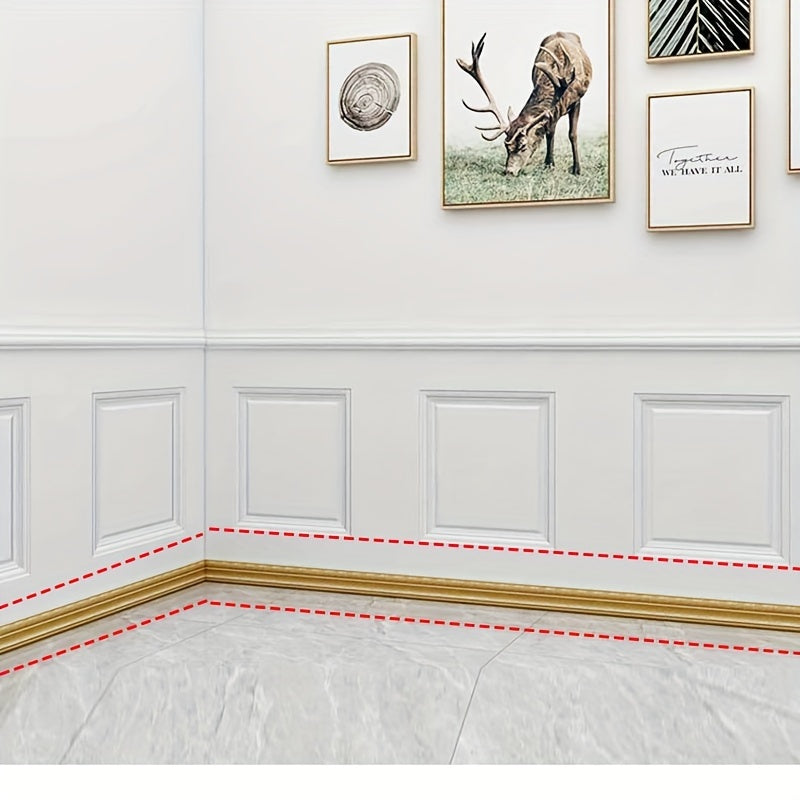 9m suv o'tkazmaydigan, o'z-o'zini yopishtiradigan, qalinlashtirilgan parda chizig'i, eshik ramkasi va devor chetini yopishtirish uchun