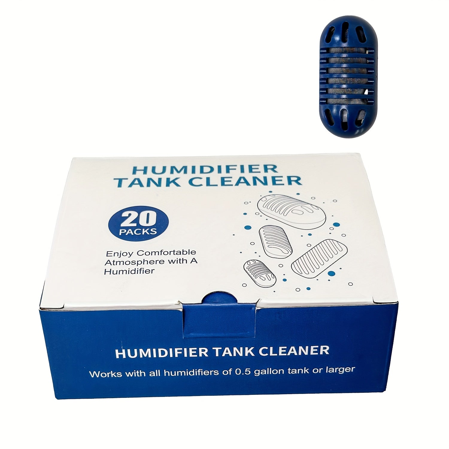 Namlagich suv tanki yoki akvarium tozalash uchun almashtirish filtri 20 ta paket